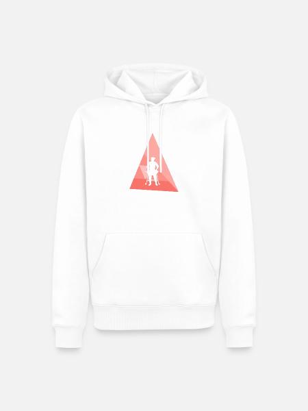 BBQ Grillmeister Barbecue - Männer Premium Bio Hoodie - Weiß
