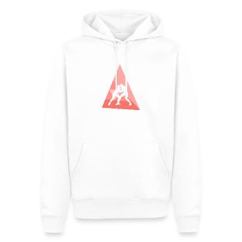 Wrestler Kampfkunst Kämpfer - Männer Premium Bio Hoodie - Weiß - Vorne - Nico (187cm)