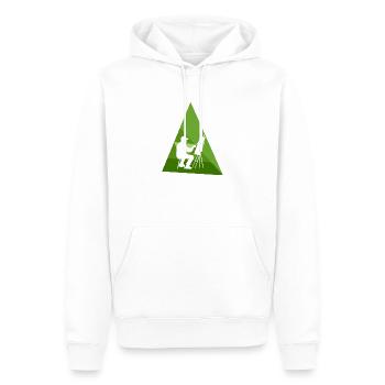 Pinsel Pastell Malen - Männer Premium Bio Hoodie - Weiß - Vorne - Nico (187cm)