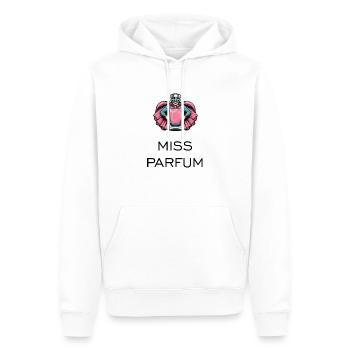 Miss Parfum - Superheldin - Männer Premium Bio Hoodie - Weiß - Vorne - Nico (187cm)