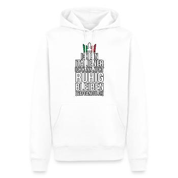 Italien Italiener Vaffanculo - Männer Premium Bio Hoodie - Weiß - Vorne - Nico (187cm)