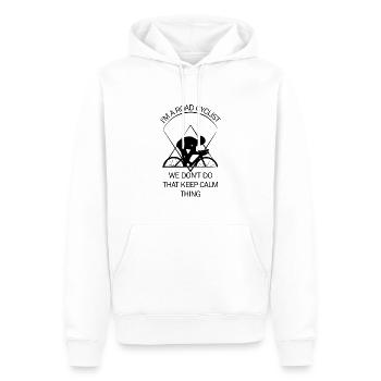 Coureur - Sweat à capuche Premium bio Homme - blanc - Devant - Nico (187cm)