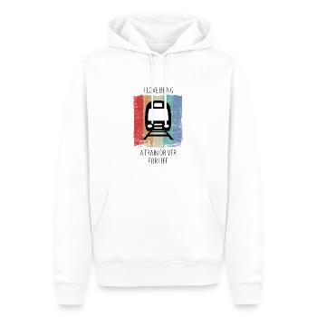 Train Railway Railway workers Trains Train drivers - Men’s Premium Organic Hoodie - white - Front - Nico (187cm)