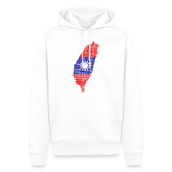 Taiwan - Männer Premium Bio Hoodie - Weiß - Vorne - Nico (187cm)