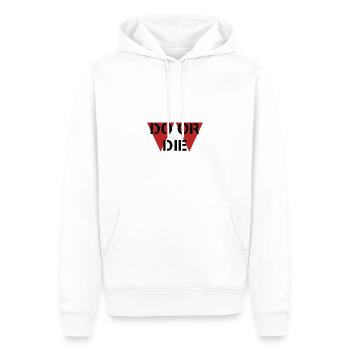 Do or die - Männer Premium Bio Hoodie - Weiß - Vorne - Nico (187cm)