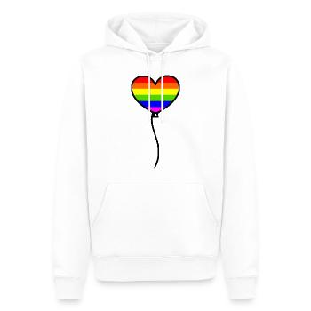 Lgbtq - Männer Premium Bio Hoodie - Weiß - Vorne - Nico (187cm)