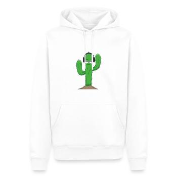 CDMO Cactus - Männer Premium Bio Hoodie - Weiß - Vorne - Nico (187cm)