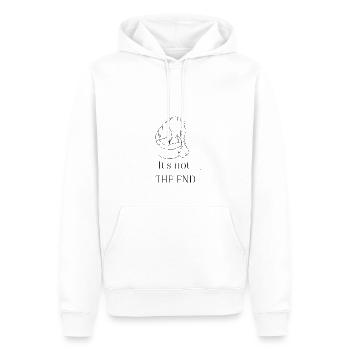 kerze - Männer Premium Bio Hoodie - Weiß - Vorne - Nico (187cm)