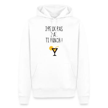 Guadeloupe / 971 / Meer / Frankreich - Männer Premium Bio Hoodie - Weiß - Vorne - Nico (187cm)