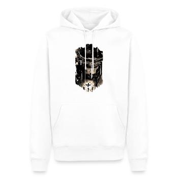 jesus bibel christliche religion christliches kreuz christlich - Männer Premium Bio Hoodie - Weiß - Vorne - Nico (187cm)