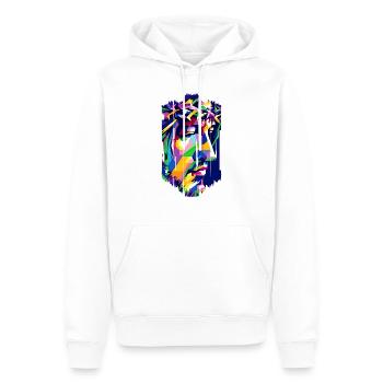 jesus bibel christliche religion christliches kreuz christlich - Männer Premium Bio Hoodie - Weiß - Vorne - Nico (187cm)
