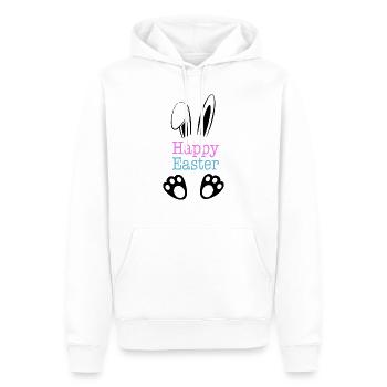 Ostern, Happy Easter, Frohe Ostern, Osterhase - Männer Premium Bio Hoodie - Weiß - Vorne - Nico (187cm)
