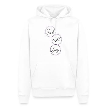 Cyclisme tout-terrain dictons amusants VTT - Sweat à capuche Premium bio Homme - blanc - Devant - Nico (187cm)