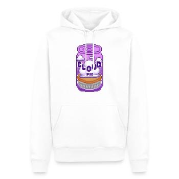 Cloud Pie Pixel Art - Purple Soda Can Design - Men’s Premium Organic Hoodie - white - Front - Nico (187cm)
