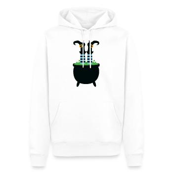 Witches Cauldron Geschenk Halloween Hexe Kessel - Männer Premium Bio Hoodie - Weiß - Vorne - Nico (187cm)