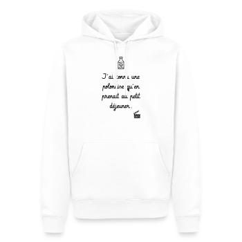 Les Tontons Flingueurs ! Réplique culte - Humour - Sweat à capuche Premium bio Homme - blanc - Devant - Nico (187cm)