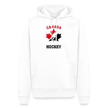 Canada hockey UdSSR Geschenk Sowjetunion Russland - Männer Premium Bio Hoodie - Weiß - Vorne - Nico (187cm)