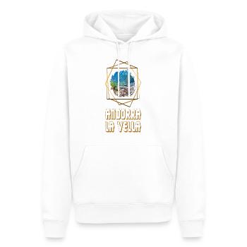 Andorra La Vella Stadt Skyline Heimat Liebe Berge - Männer Premium Bio Hoodie - Weiß - Vorne - Nico (187cm)