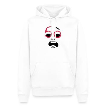 Hilfe, 50 Jahre ! - Männer Premium Bio Hoodie - Weiß - Vorne - Nico (187cm)