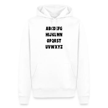 MISTRESS. THANK YOU. THANK YOU MISTRESS. MISTRESS - Men’s Premium Organic Hoodie - white - Front - Nico (187cm)