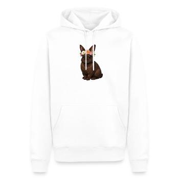 Havanna Kaninchen - Männer Premium Bio Hoodie - Weiß - Vorne - Nico (187cm)