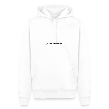 thats what she said - Männer Premium Bio Hoodie - Weiß - Vorne - Nico (187cm)