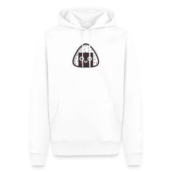 Onigiri Kawaii Japan - Männer Premium Bio Hoodie - Weiß - Vorne - Nico (187cm)