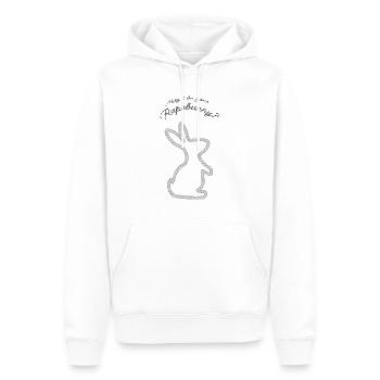 May i be your Ropebunny - Männer Premium Bio Hoodie - Weiß - Vorne - Nico (187cm)