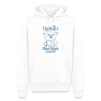 My Flabbers Have Been Gasted - Men’s Premium Organic Hoodie - white - Front - Nico (187cm)
