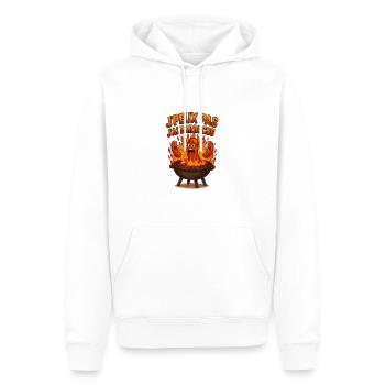 J'peux pas j'ai barbecue. - Sweat à capuche Premium bio Homme - blanc - Devant - Nico (187cm)