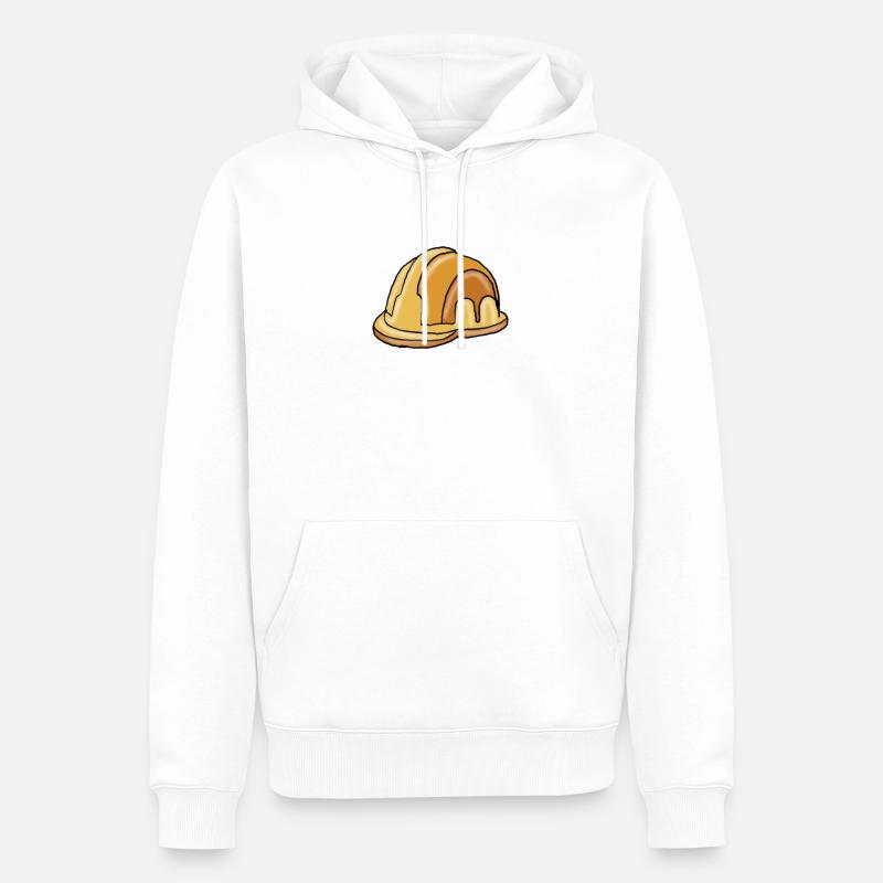 309BD5BE 93B1 4264 89B4 6FBFD2E4AAD2 - Sweat à capuche Premium bio Homme - blanc