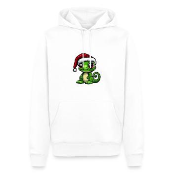 Faultier Weihnachten Christmas - Männer Premium Bio Hoodie - Weiß - Vorne - Nico (187cm)