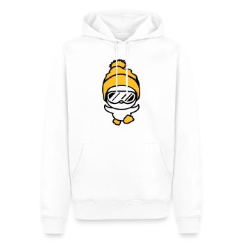 winter kueken vogel spass rennen laufen klein sues - Männer Premium Bio Hoodie - Weiß - Vorne - Nico (187cm)