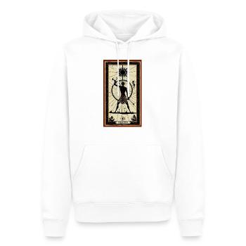 Bluewing Tarot card the strength warli painting - Men’s Premium Organic Hoodie - white - Front - Nico (187cm)