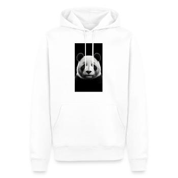 Großer Panda - Giant Panda - Männer Premium Bio Hoodie - Weiß - Vorne - Nico (187cm)