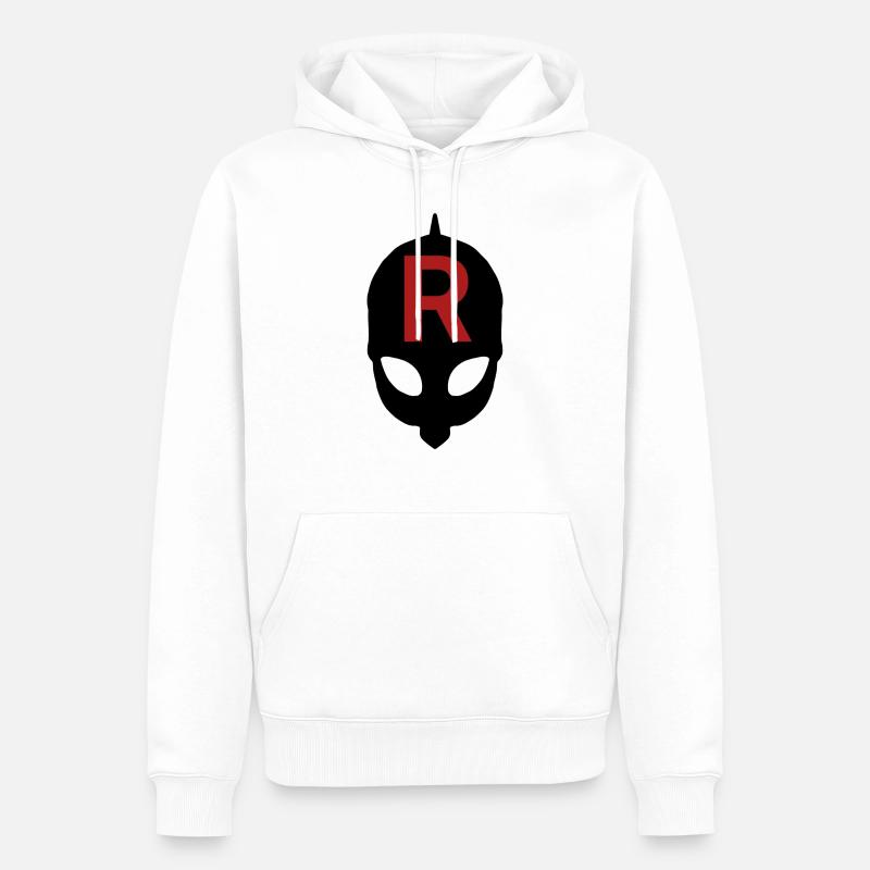 Redlap - Sweat à capuche Premium bio Homme - blanc