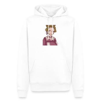 IMG 6952 - Männer Premium Bio Hoodie - Weiß - Vorne - Nico (187cm)