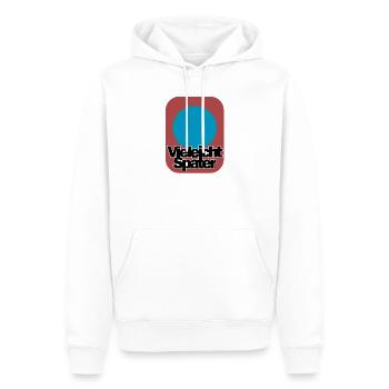 Jeu abstrait de couleurs avec le lettrage - Sweat à capuche Premium bio Homme - blanc - Devant - Nico (187cm)