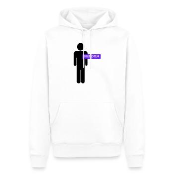 Männer - unverzichtbar - Männer Premium Bio Hoodie - Weiß - Vorne - Nico (187cm)