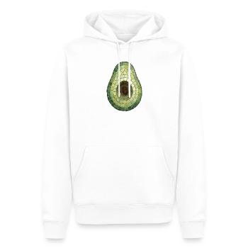 Avocado Mosaik - Modernes Foodie Geschenk - Männer Premium Bio Hoodie - Weiß - Vorne - Nico (187cm)
