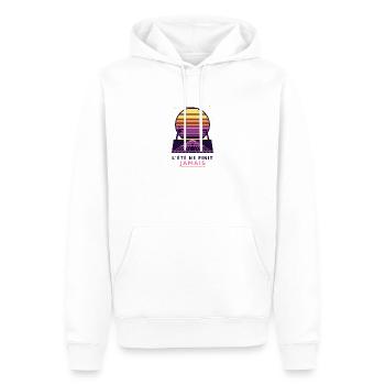 Été Éternel Tote Retro - Sweat à capuche Premium bio Homme - blanc - Devant - Nico (187cm)