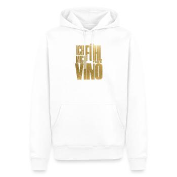 I feel so Vino! - Men’s Premium Organic Hoodie - white - Front - Nico (187cm)