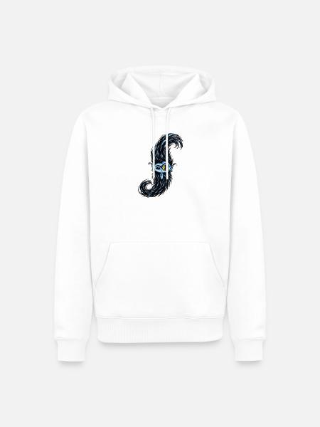 baertiger_dschinn - Männer Premium Bio Hoodie - Weiß