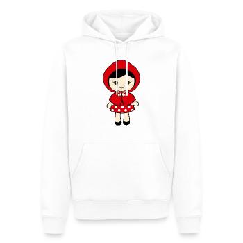 Rotkaeppchen - Sweat à capuche Premium bio Homme - blanc - Devant - Nico (187cm)