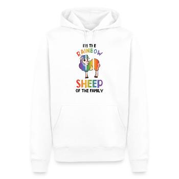 I'm The Rainbow Sheep In The Family Lesbian Love G - Männer Premium Bio Hoodie - Weiß - Vorne - Nico (187cm)