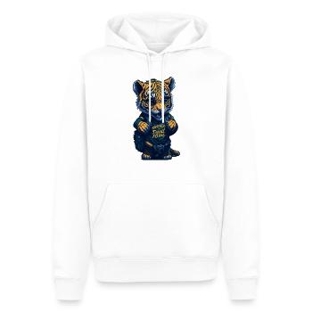 1.Klasse, Schulanfänger, Erstklässler - Männer Premium Bio Hoodie - Weiß - Vorne - Nico (187cm)