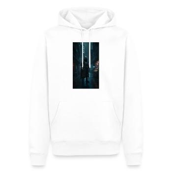dark vador styler - Sweat à capuche Premium bio Homme - blanc - Devant - Nico (187cm)
