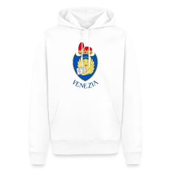 Venezia - Männer Premium Bio Hoodie - Weiß - Vorne - Nico (187cm)