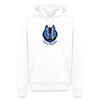 WOLF GAMING - Männer Premium Bio Hoodie - Weiß - Vorne - Nico (187cm)