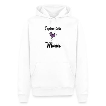 FREUNDINNEN DER BRAUT - Männer Premium Bio Hoodie - Weiß - Vorne - Nico (187cm)